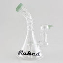 Wicked | 6" Swirl Dab Rig Glass Bong Super Supplys Inc Green