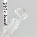 Wicked | 6" Water Pipe with Stem Glass Bong Super Supplys Inc