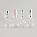 Wicked | 6" Water Pipe with Stem Glass Bong Super Supplys Inc