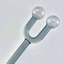 6" Double Hole Oil Burner Pipe – Assorted Colors-2CT Oil Burner Super Supplys Inc Grey