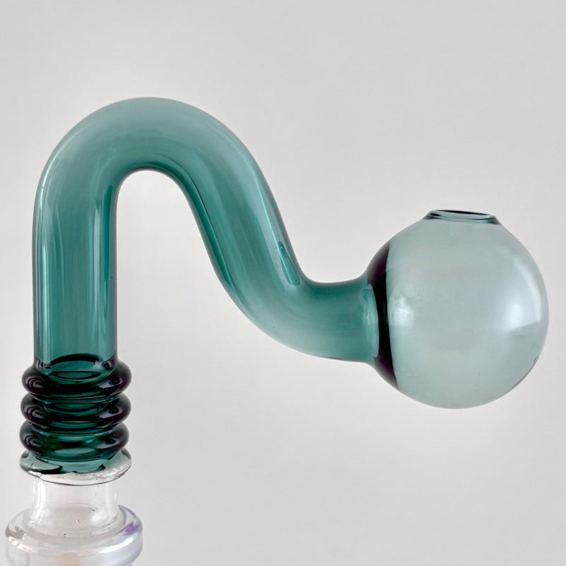 Glass Oil Burner Attachment – 5 Assorted Colors - 2CT Bowl · Banger · Oil Burner Super Supplys Inc Lake Green