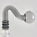 Glass Oil Burner Attachment - 2CT – 5 Assorted Colors - 2CT Bowl · Banger · Oil Burner Super Supplys Inc Grey