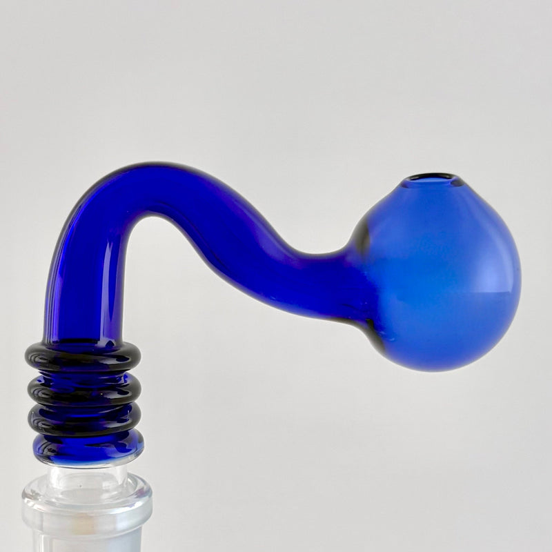 Glass Oil Burner Attachment – 5 Assorted Colors - 2CT Bowl · Banger · Oil Burner Super Supplys Inc Blue