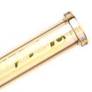 Fortune | 12" Hexagon Electroplated Barrel Base Glass Bong Glass Bong Fortune