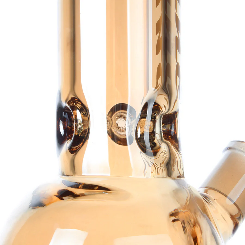 Fortune | 14" 7mm Electroplated Skull Glass Bong Glass Bong Fortune