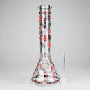 14" Honey Bee Glow-in-the-Dark Glass Beaker Bong – 7mm Thick [A25] Glass Bong Canadian Distributor