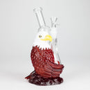 O 9" Eagle glass water bong