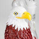 O 9" Eagle glass water bong