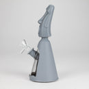 8" Resurrected stone statue water pipe Resin · Silicone · Plastic Bong JJ Distribution