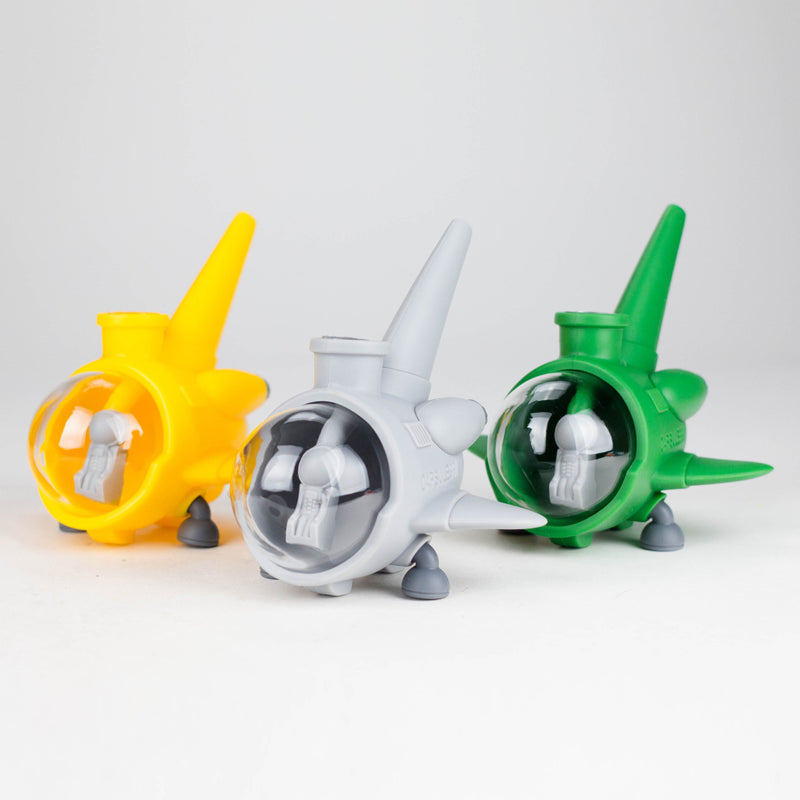 6" Bulma Capsule Water Pipe Resin · Silicone · Plastic Bong JJ Distribution