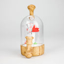 6" Waterwheel water pipe-Mushroom Resin · Silicone · Plastic Bong JJ Distribution