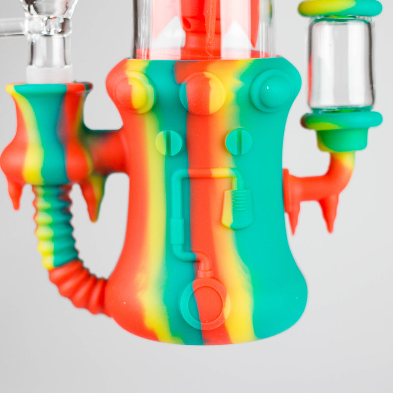 9" Spaceship Water Bong-Assorted Resin · Silicone · Plastic Bong JJ Distribution