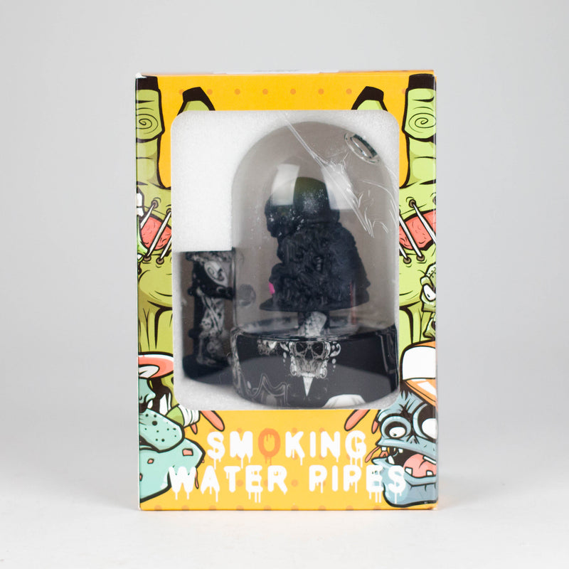 6" Waterwheel water pipe-Zombie Resin · Silicone · Plastic Bong JJ Distribution