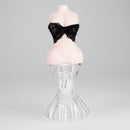 8" Glamourous water pipe Resin · Silicone · Plastic Bong JJ Distribution