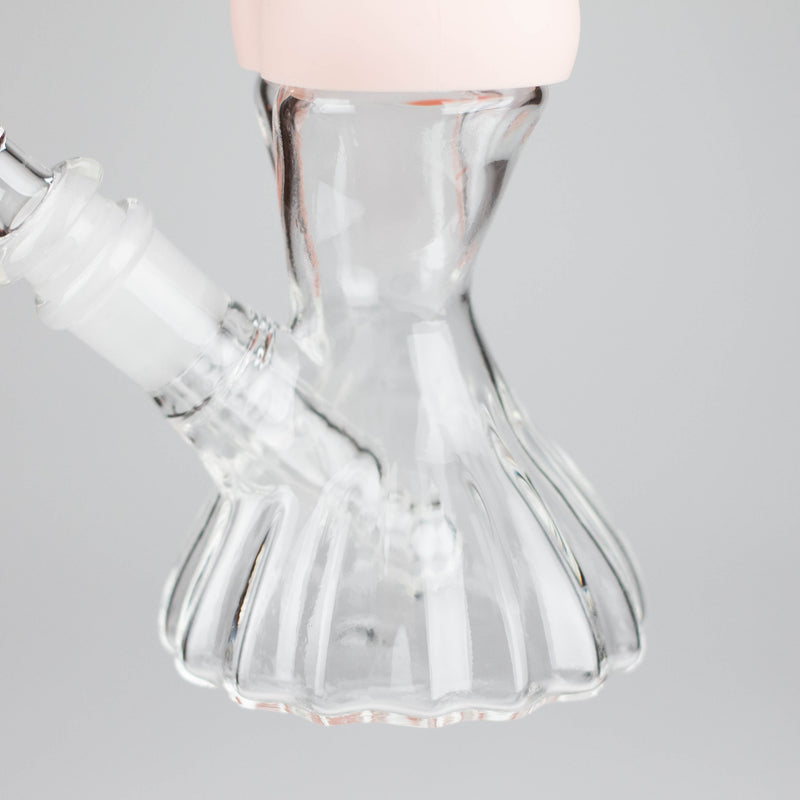 8" Glamourous water pipe Resin · Silicone · Plastic Bong JJ Distribution