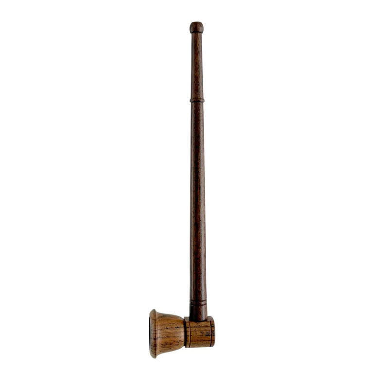 9" Wooden Pipe - Classic Long-Style Design - 2PCS Wooden Pipe Super Supplys Inc