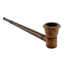 9" Wooden Pipe - Classic Long-Style Design - 2PCS Wooden Pipe Super Supplys Inc