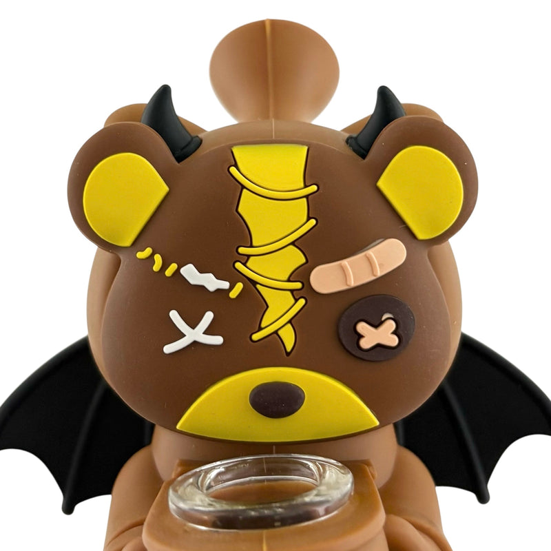 6" Franken-Bear Silicone Water Pipe Resin · Silicone · Plastic Bong Super Supplys Inc