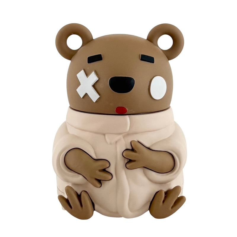 Street-Style Bear Herb Grinders – Assorted Colors-6CT DisplayPack Super Supplys Inc