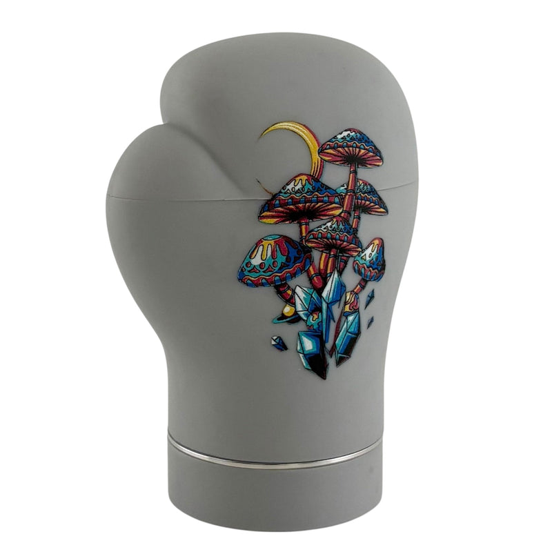4-Piece Mushroom Boxing Glove Shaped Grinder – Assorted Colors Displaypack Super Supplys Inc