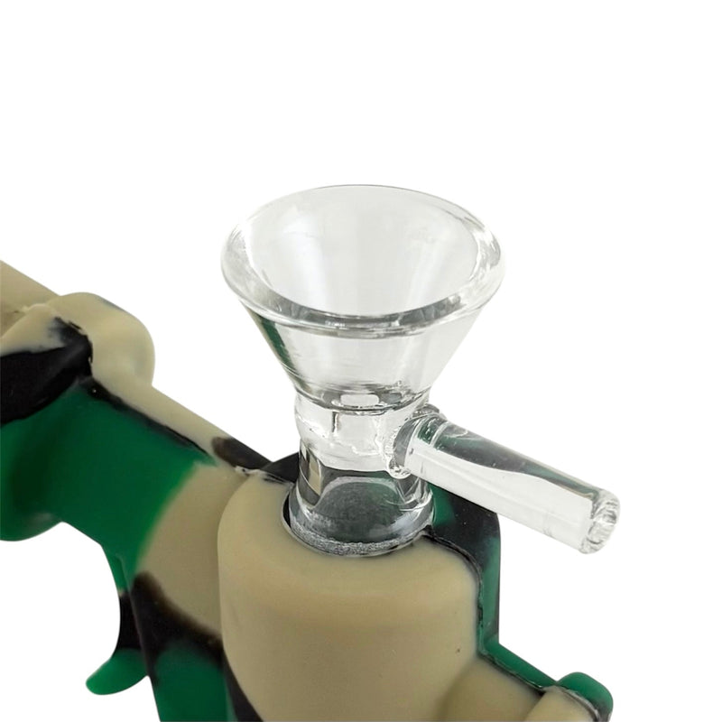 8" Silicone Torch Design Water Pipe Resin · Silicone · Plastic Bong Fortune