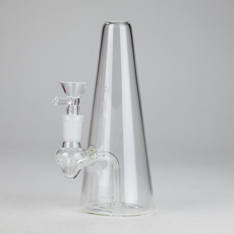 7" Solid Color Electroplate Glass Bong Glass Bong 777 Smoke Clear