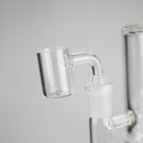 9" 2-in-1 Color accented Glass Dag Rig with Percolator Glass Bong 777 Smoke