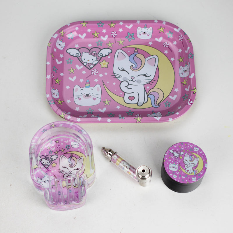 4-in-1 Metal Pipe Smoke Set – Complete Kit Bundle 777 Smoke