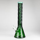 Genie | 16" 9mm Twist Glass Beaker Bong [HH1125] Glass Bong ONE Green