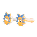 4.5" Cartoon Silicone Hand Pipe with Glass Bowl [H58] Silicone Pipe ONE