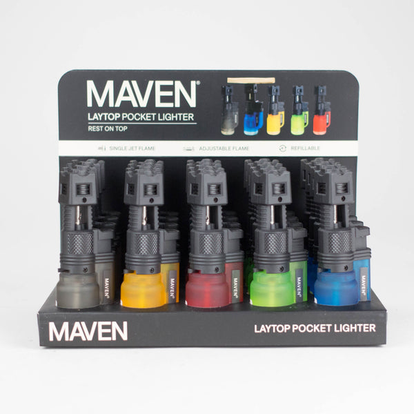 MAVEN | Laytop Pocket Lighter – Display of 20 [1173X400] Torch BB Canada