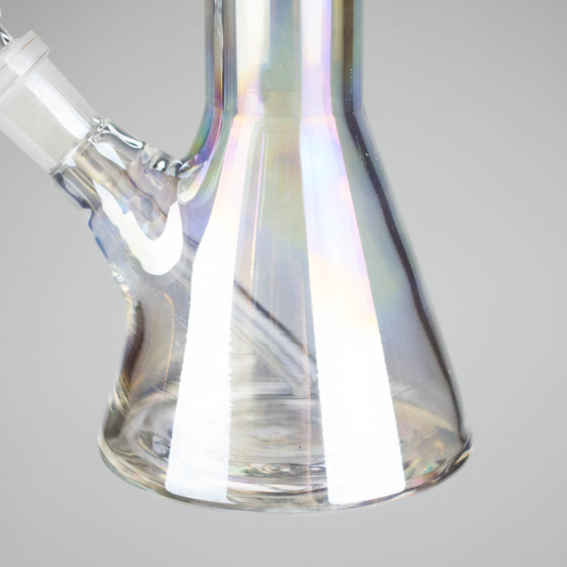 O 6" Shiny Heavy Beaker Bong with Down Stem