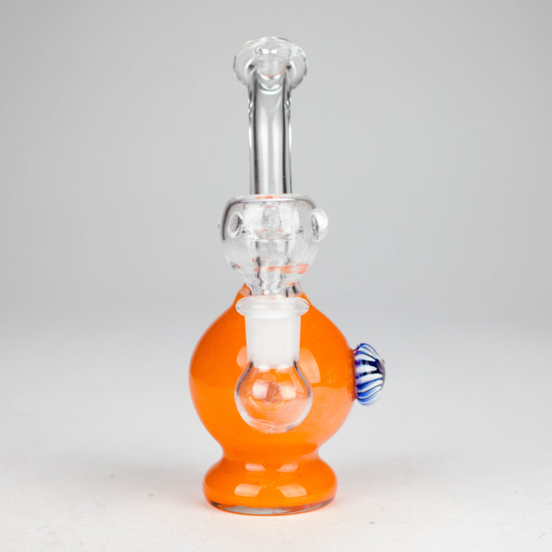 O 6" Sticker Bubler Bong Assorted Colours