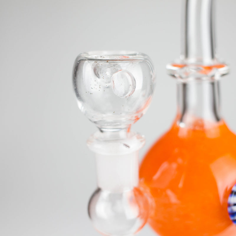 O 6" Sticker Bubler Bong Assorted Colours