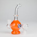 6" Sticker Bubler Bong Mutli Color Glass Bong HALLO GLASS