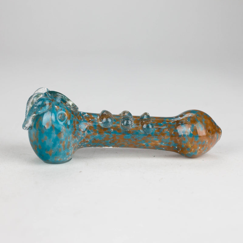 O (2pc Set) 5" Peanut, three horns Multi Color