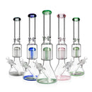17.5" 9mm 12 Tree Arm Perc Beaker Bong Glass Bong Small Biz Distributors