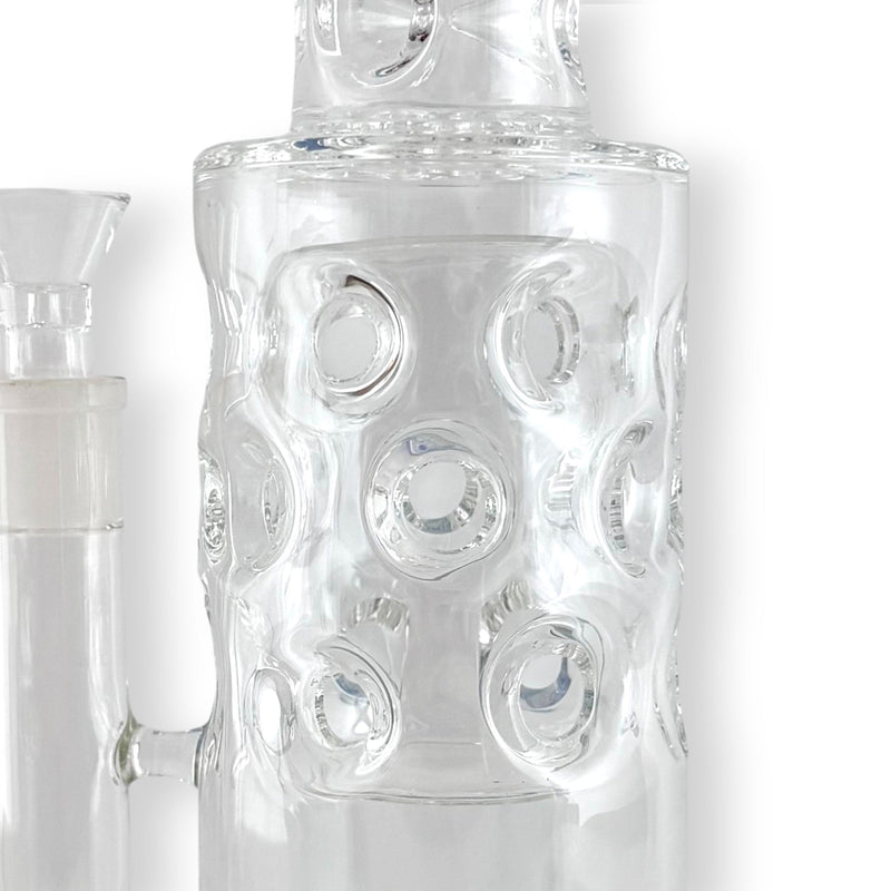 O 16" Straight Shooter Water Pipe with Screw Percolators