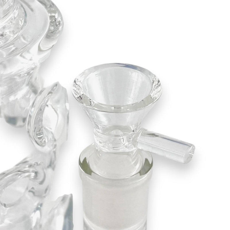 O 16" Straight Shooter Water Pipe with Screw Percolators