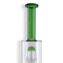 17" Triple Dome Percolator Water Pipe with 14mm Handle Bowl Piece Glass Bong Super Supplys Inc