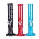 10" Mesh Straight Glass Water Bong – Assorted Colors Glass Bong RMG WHOLESALE