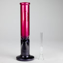 10" Shining Straight Glass Water Bong – Assorted Colors Glass Bong RMG WHOLESALE