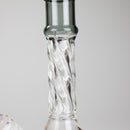 7" Twisted Tube Glass Bong – Assorted Colors Glass Bong RMG WHOLESALE