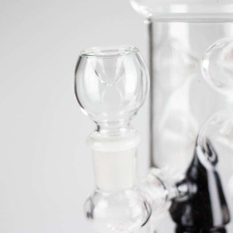 19" Poke Glass Water Bong – Assorted Colors Glass Bong RMG WHOLESALE