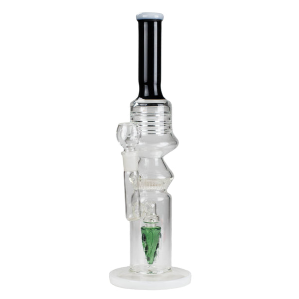16" Poke Glass Water Bong – Assorted Colors Glass Bong RMG WHOLESALE