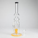 14" Poke Glass Water Bong – Assorted Colors Glass Bong RMG WHOLESALE