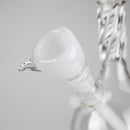 7" Donut Twist Glass Water Bong – Assorted Colors Glass Bong RMG WHOLESALE