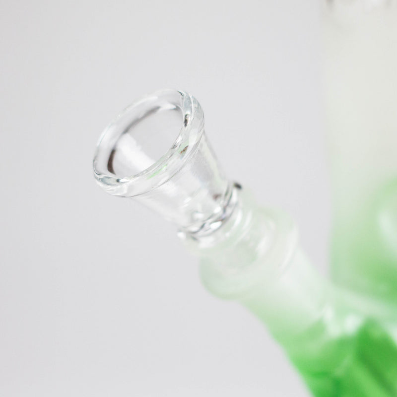 O 8" Straight Tube Glass Bong – Assorted Colors