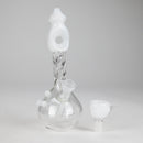 7" Donut Twist Glass Water Bong – Assorted Colors Glass Bong RMG WHOLESALE