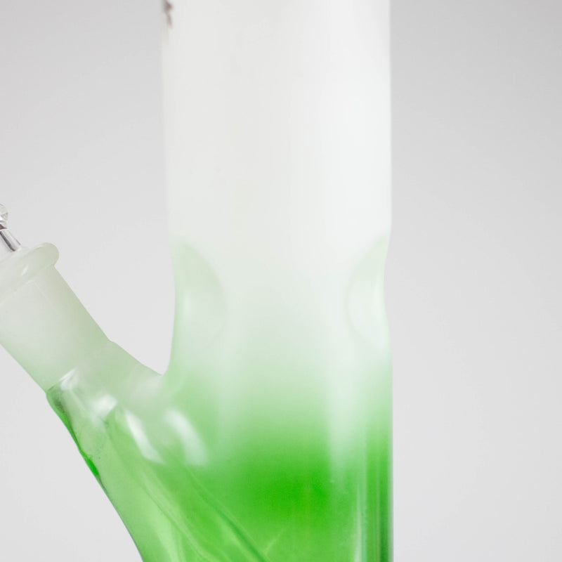 O 8" Straight Tube Glass Bong – Assorted Colors